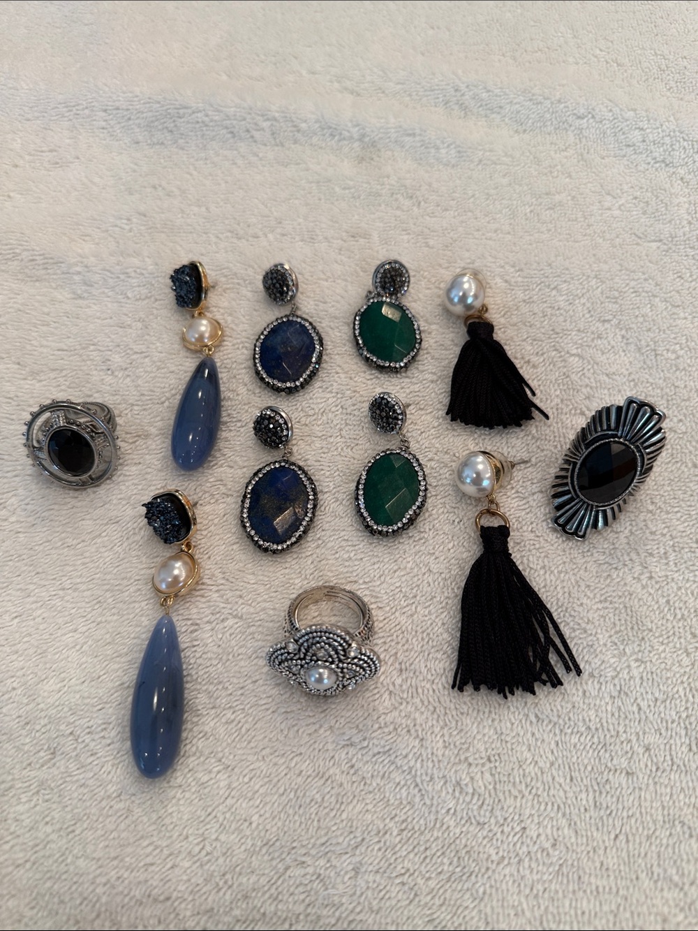 Jewelry Collection of Earrings & Rings